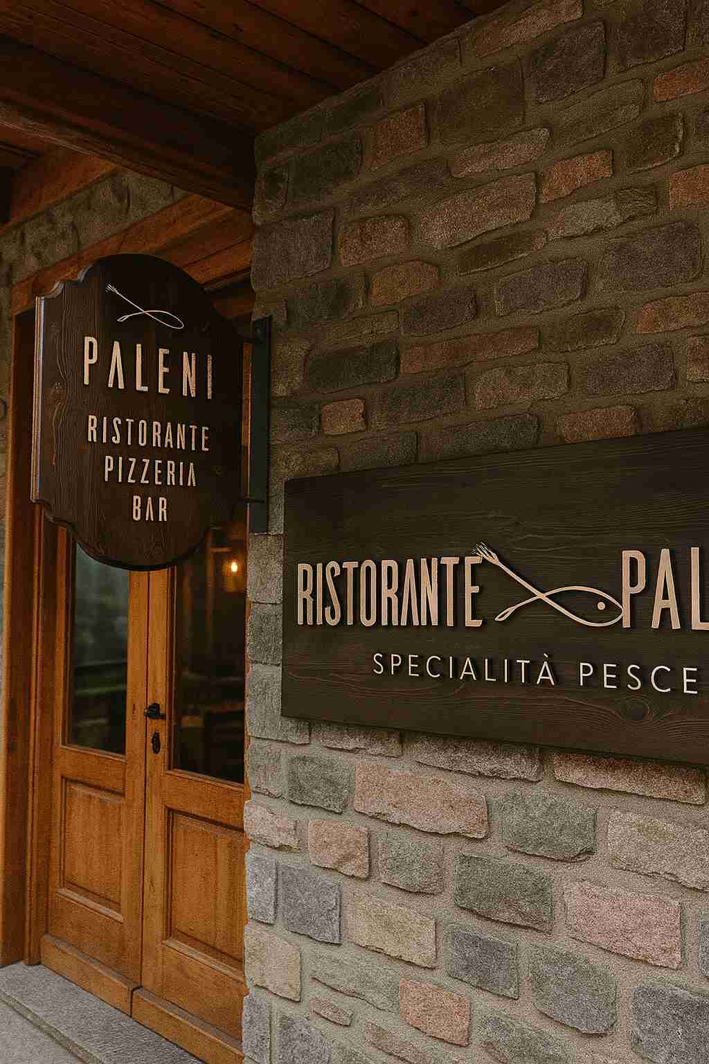 Insegna rustica in legno, perfetta per agriturismi, botteghe e aziende agricole.
