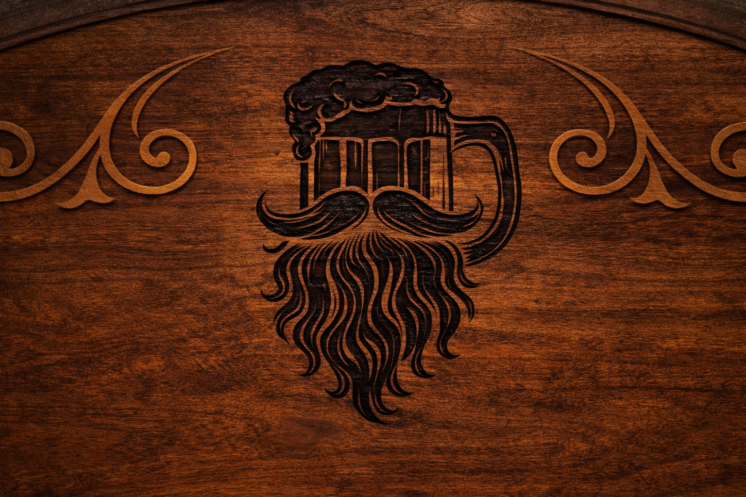 Logo inciso a fuoco ad alta definizione